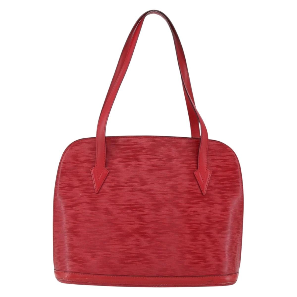 Louis Vuitton Lussac Epi Leather Red Leather Shoulder Bag Bag (Pre-Owned)