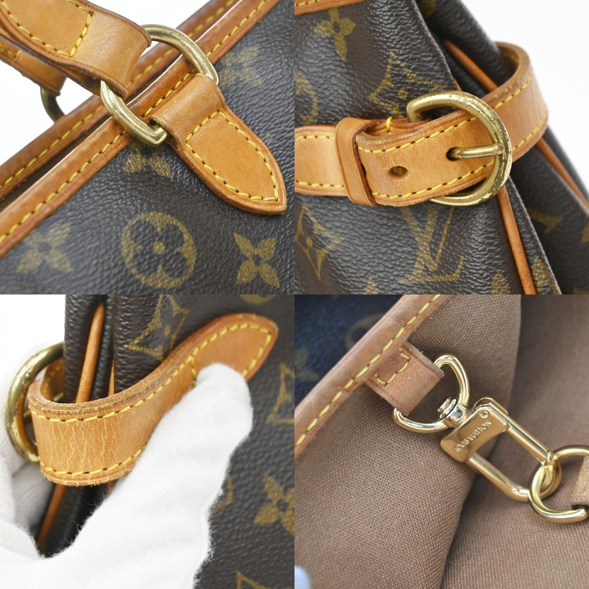Louis Vuitton Batignolles Monogram Canvas Brown Canvas Tote Bag Bag (Pre-Owned)