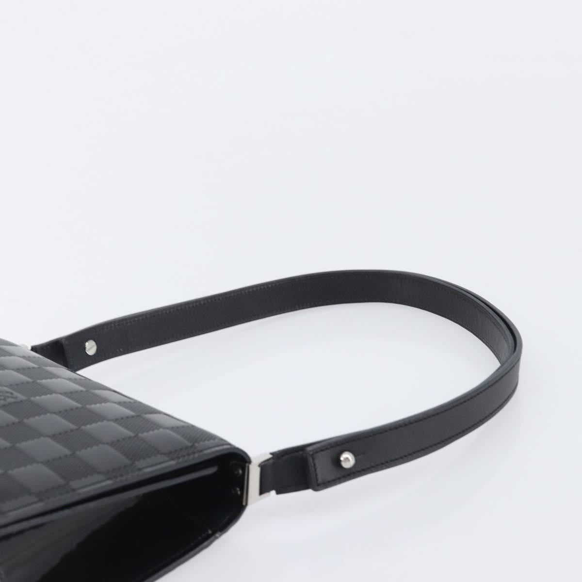 Louis Vuitton Cabaret Club Damier Vernis Black Patent_Leather Handbag (Pre-Owned)