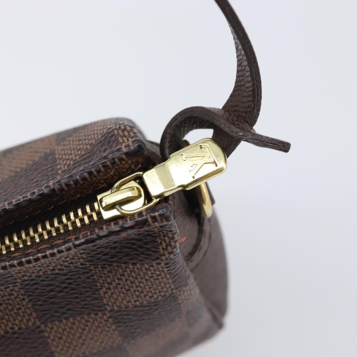Louis Vuitton Trousse Make Up Damier Brown Canvas Clutche & Pouche Bag (Pre-Owned)