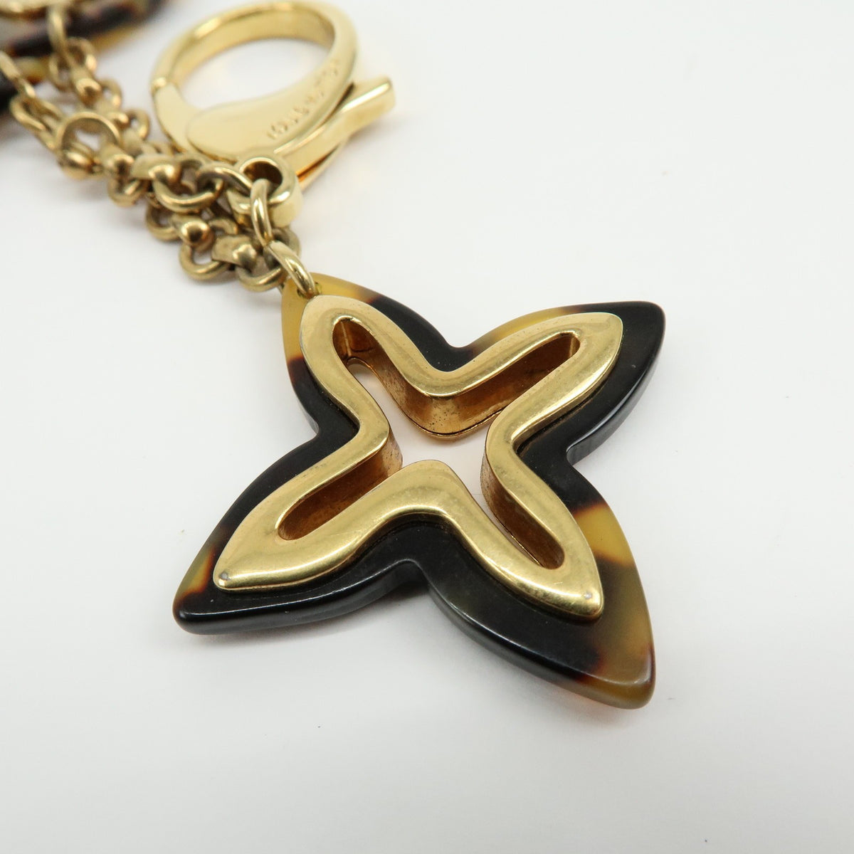 Louis Vuitton Insolence Bag Charm Metal And Tortoise Gold Metal Charms And Keychains Accessory (Pre-Owned)