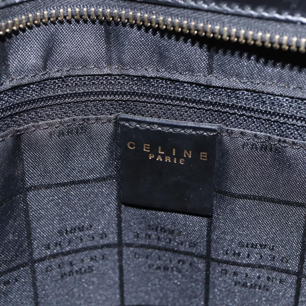 Celine Vintage Macadam Macadam Canvas  Vinyl Brown Plastic Shoulder Bag Bag (Pre-Owned)