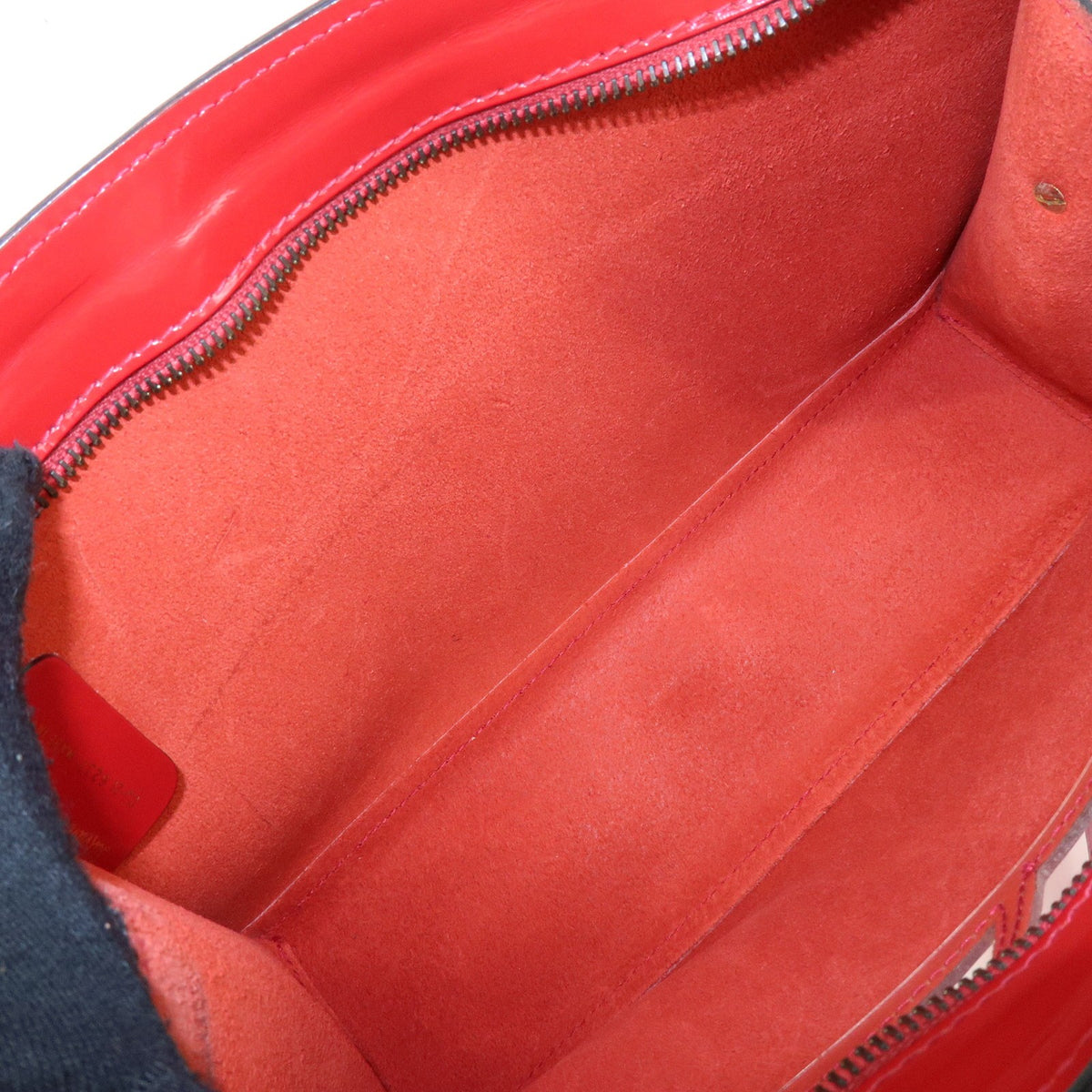 Salvatore Ferragamo Shoulder Bag Patent Leather Red Patent_Leather Shoulder Bag Bag (Pre-Owned)