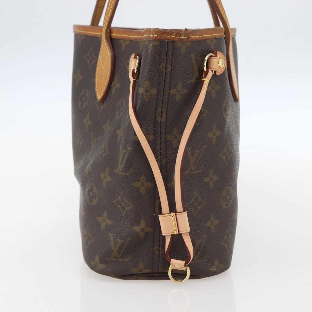 Louis Vuitton Neverfull Monogram Canvas Brown Canvas Tote Bag Bag (Pre-Owned)