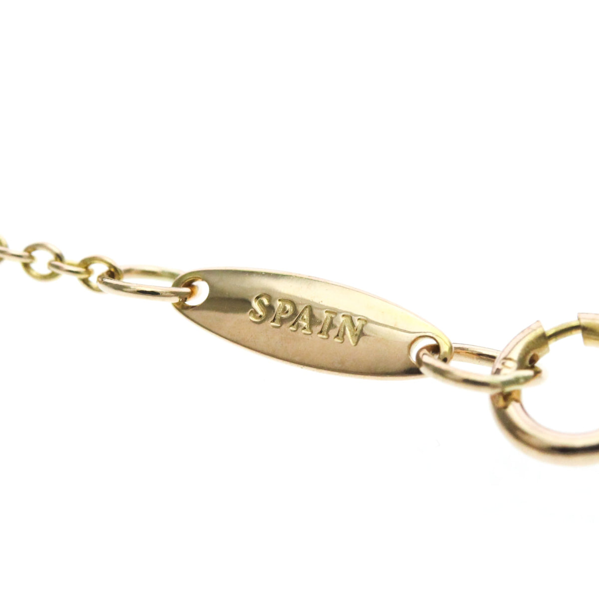 Tiffany & Co. Elsa Peretti Open Heart Pendant 18K Yellow Gold Gold Pink_Gold Necklace Jewelry (Pre-Owned)