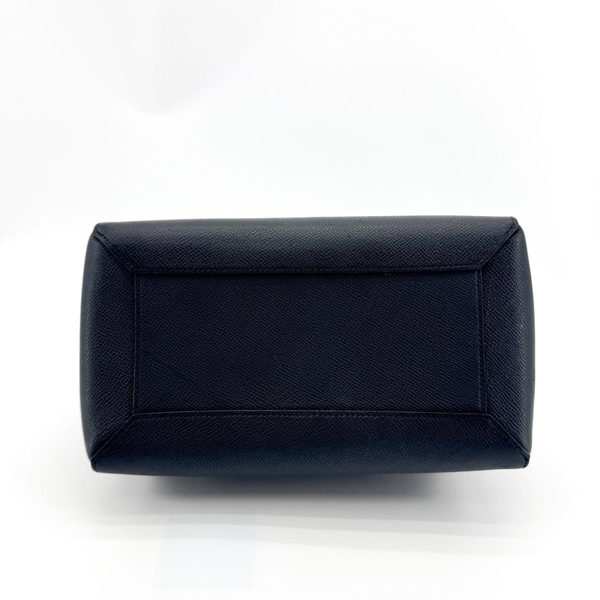 Celine Belt Calfskin Black Leather Handbag (Pre-Owned)