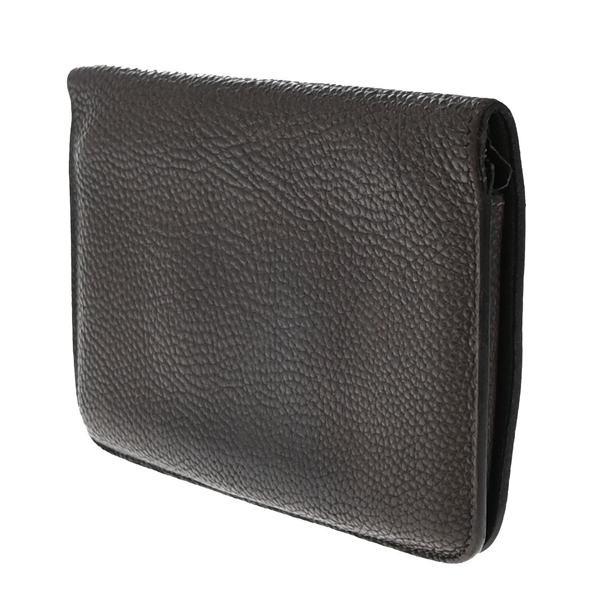 Hermes Dogon Compact Leather Brown Leather Wallets Accessory (Pre-Owned)