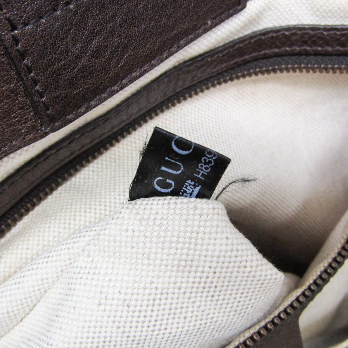Gucci Gg Running Gg Canvas With Leather Beige Canvas Tote Bag Bag (Pre-Owned)