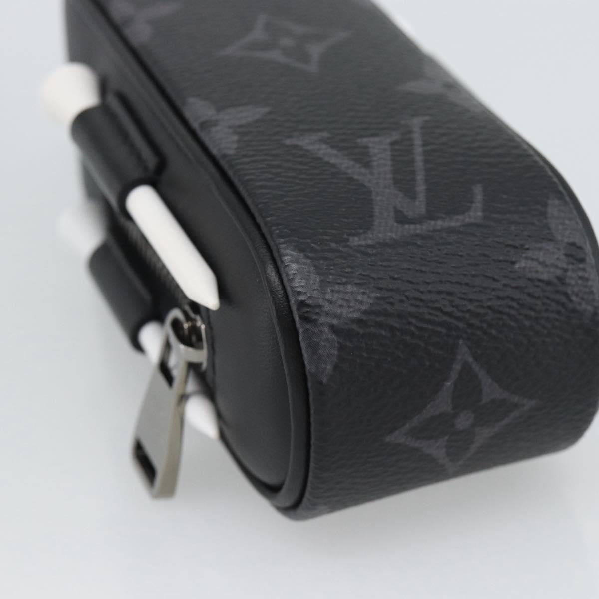 Louis Vuitton Golf Ball Case Monogram Black Canvas Clutche & Pouche Bag (Pre-Owned)