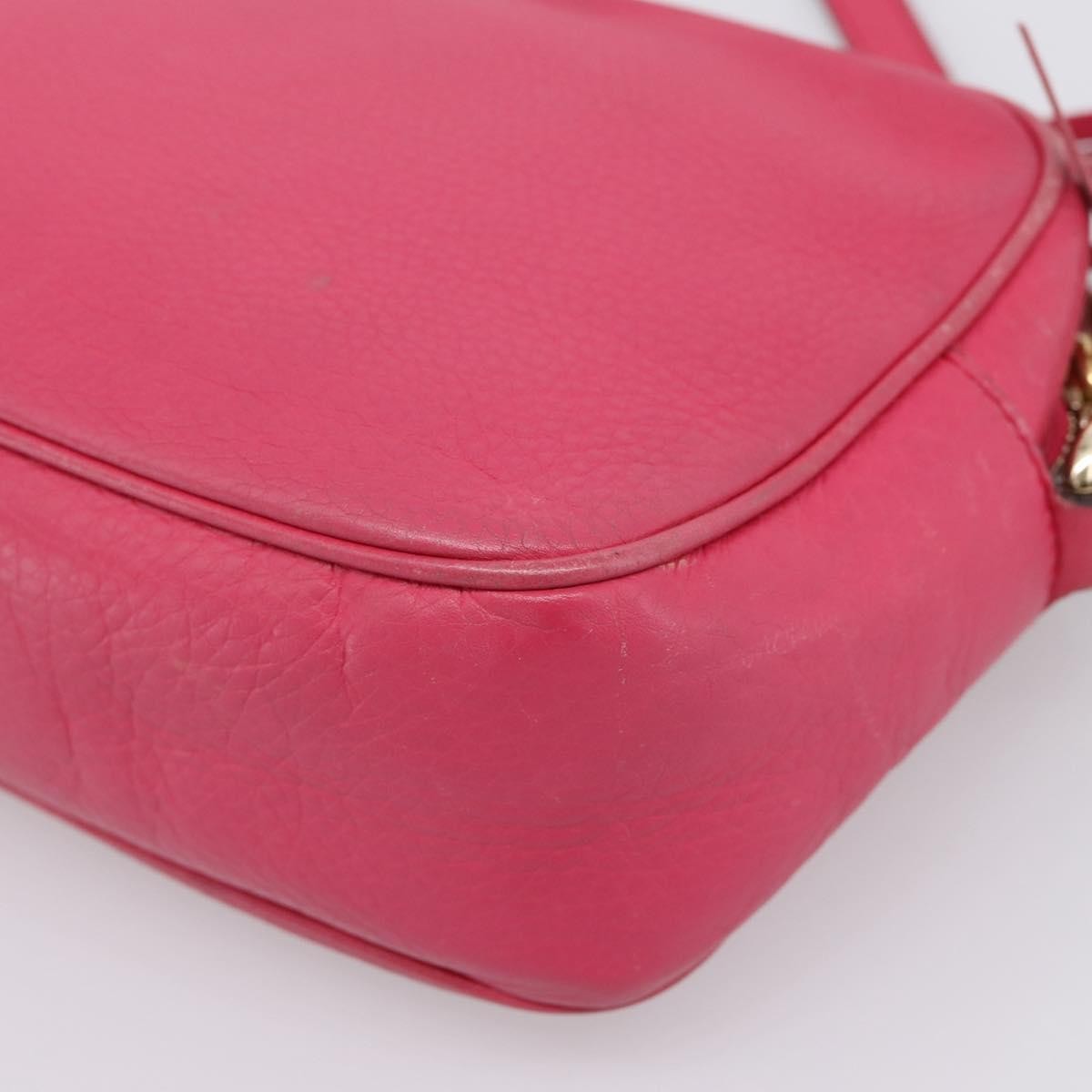 Gucci Soho Disco Leather Pink Leather Crossbody Bag Bag (Pre-Owned)