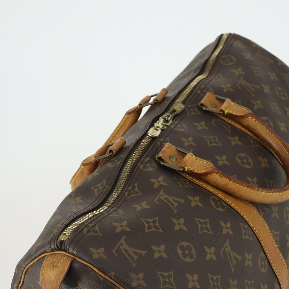 Louis Vuitton Keepall Monogram Canvas Brown Canvas Travel Bag Bag (Pre-Owned)