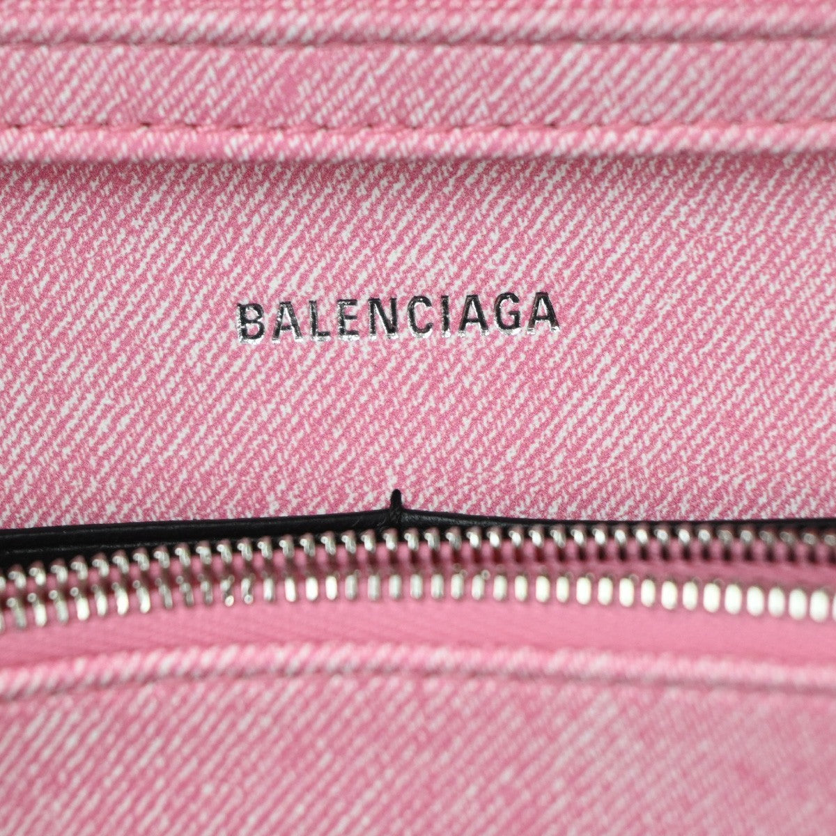 Balenciaga Hourglass Sling Leather Pink Leather Shoulder Bag Bag (Pre-Owned)