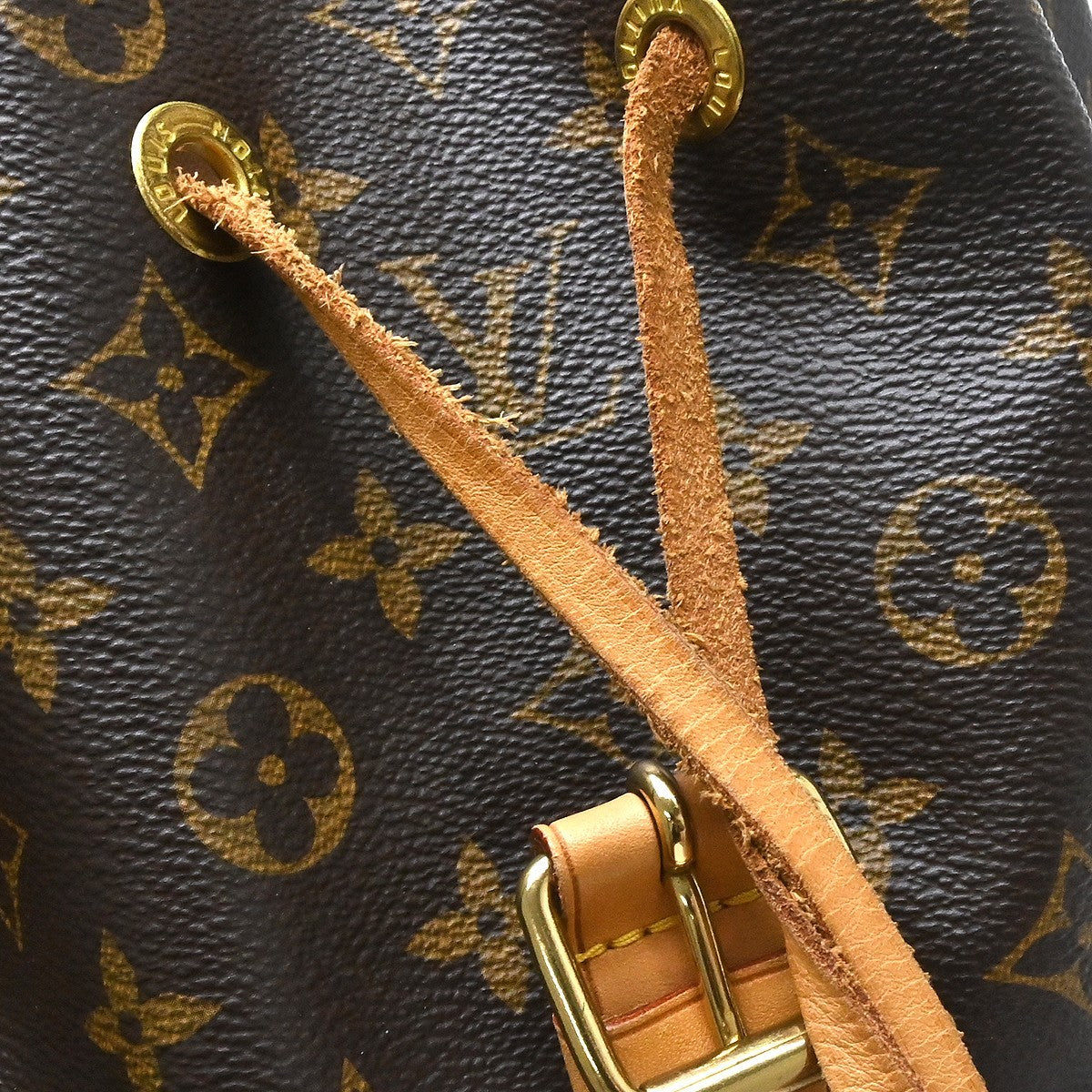 Louis Vuitton Bosphore Monogram Canvas Brown Canvas Backpack Bag (Pre-Owned)