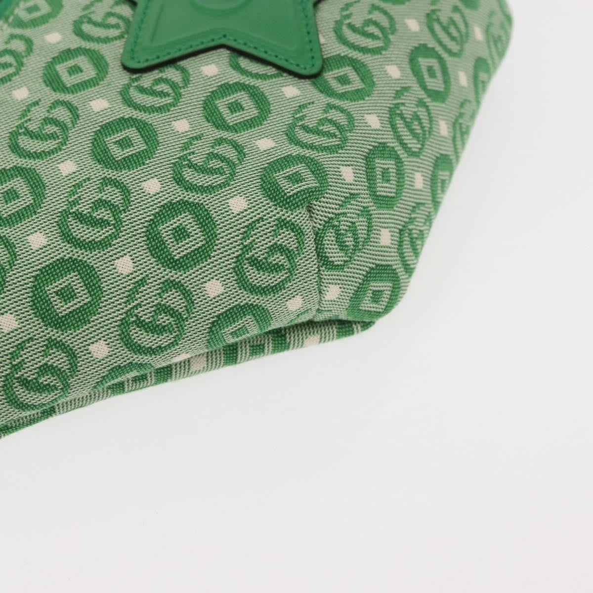 Gucci Waist Pouch Belt Gg Canvas And Leather Green Canvas Clutche & Pouche Bag (Pre-Owned)
