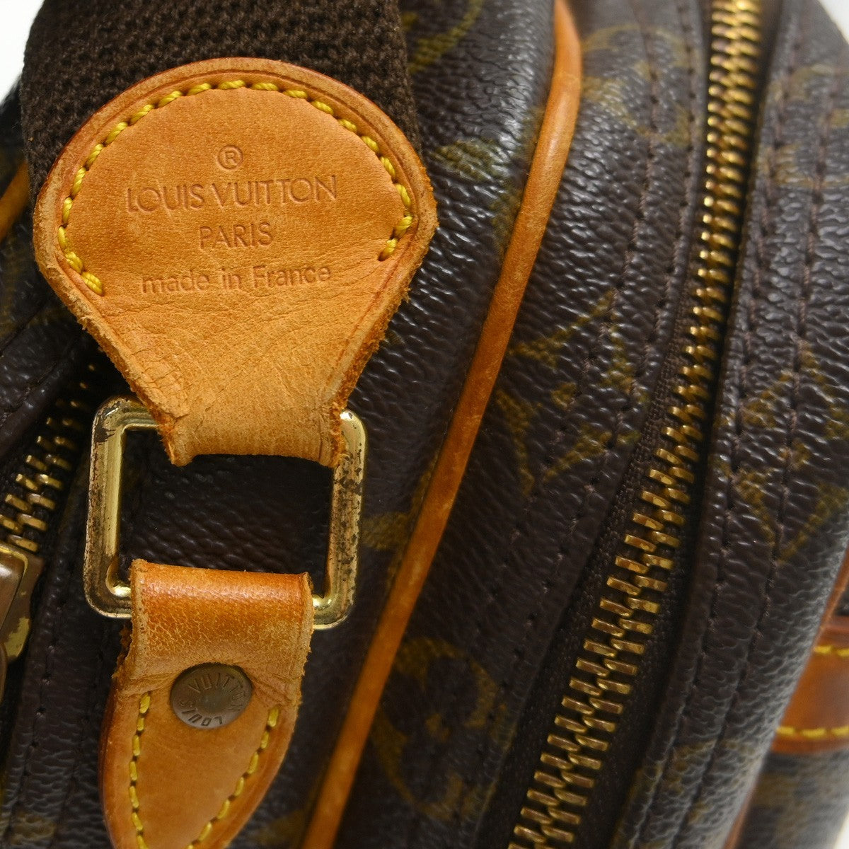 Louis Vuitton Reporter Monogram Canvas Brown Canvas Shoulder Bag Bag (Pre-Owned)