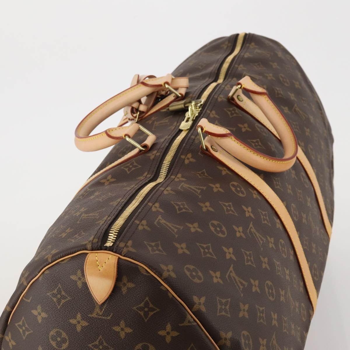Louis Vuitton Keepall Monogram Canvas Brown Canvas Travel Bag Bag (Pre-Owned)