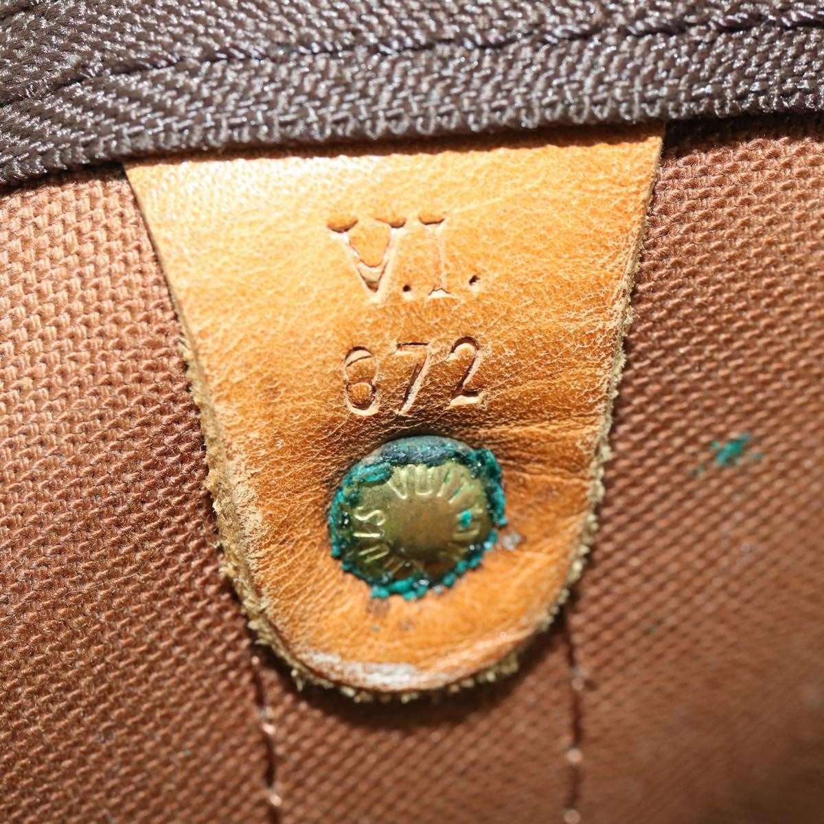 Louis Vuitton Keepall Monogram Canvas Brown Canvas Travel Bag Bag (Pre-Owned)