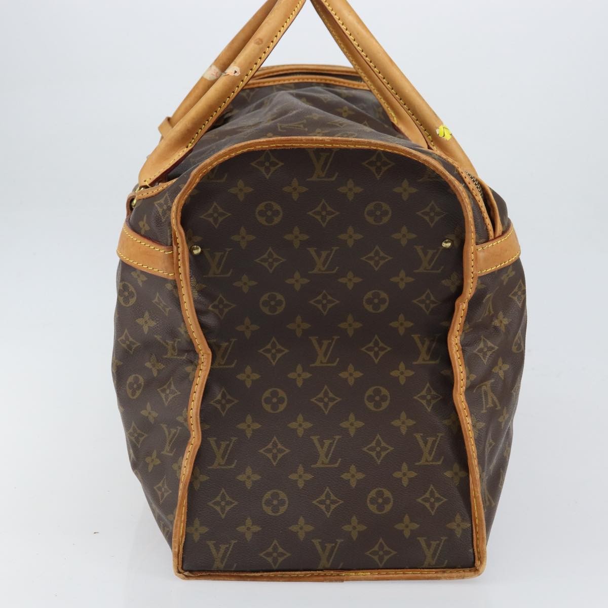 Louis Vuitton Dog Carrier Monogram Canvas Brown Canvas Travel Bag Bag (Pre-Owned)