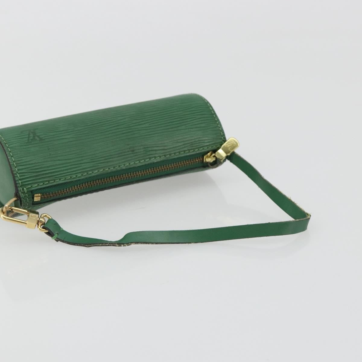 Louis Vuitton Soufflot Pochette Epi Leather Green Leather Clutche & Pouche Bag (Pre-Owned)