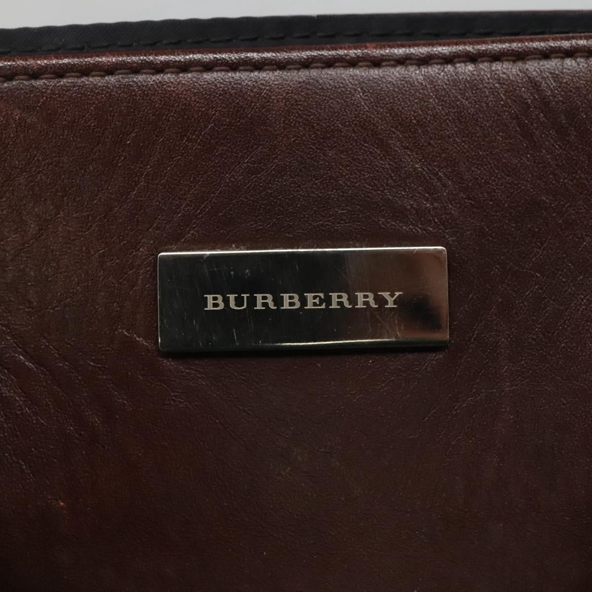Burberry Nova Check Tote Nylon Beige Nylon Bag (Pre-Owned)