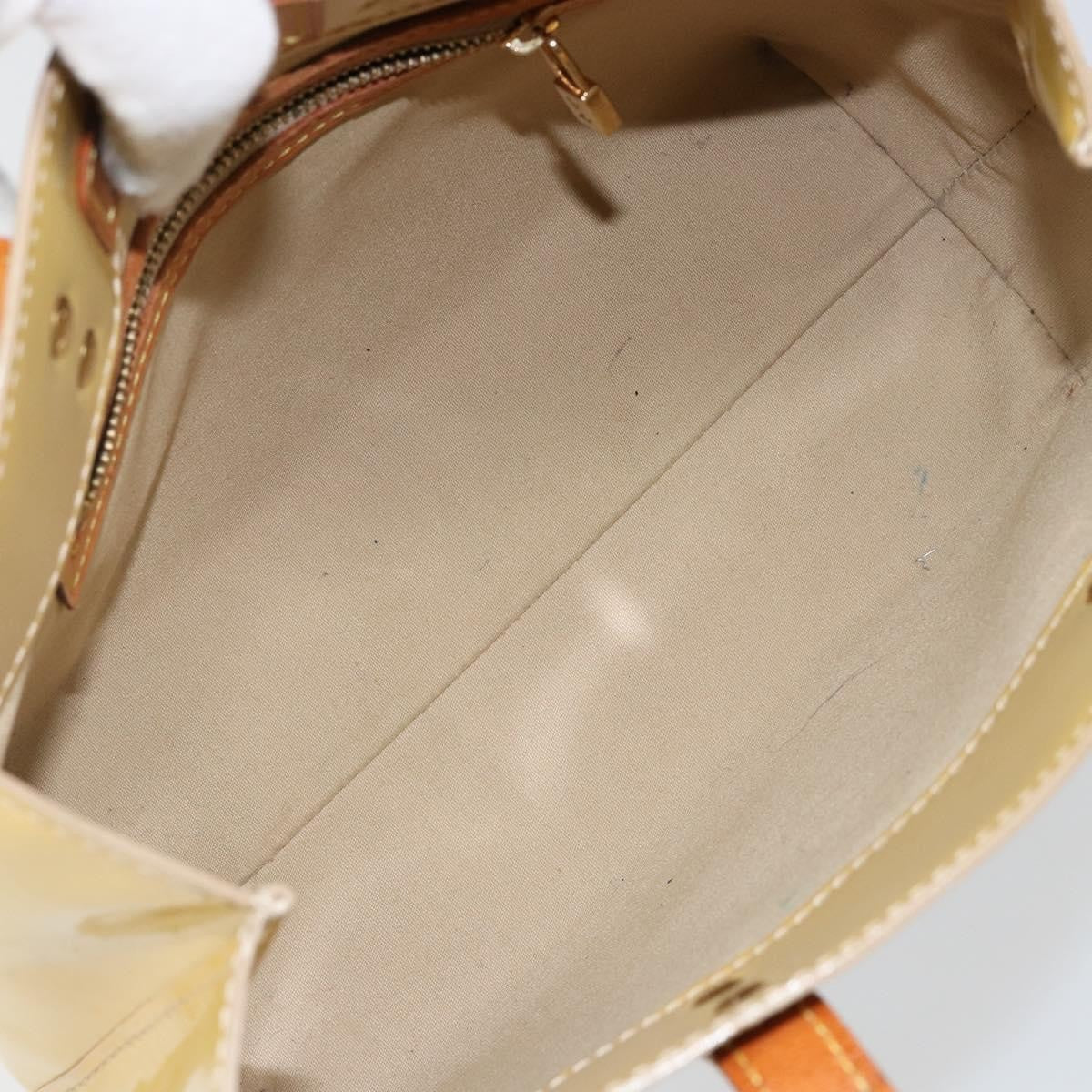 Louis Vuitton Reade Monogram Vernis Beige Patent_Leather Bag (Pre-Owned)