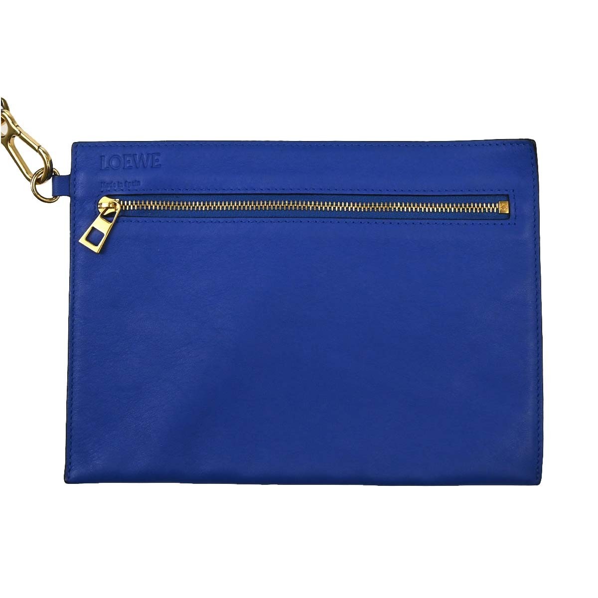 Loewe Hammock Leather Blue Leather Handbag (Pre-Owned)
