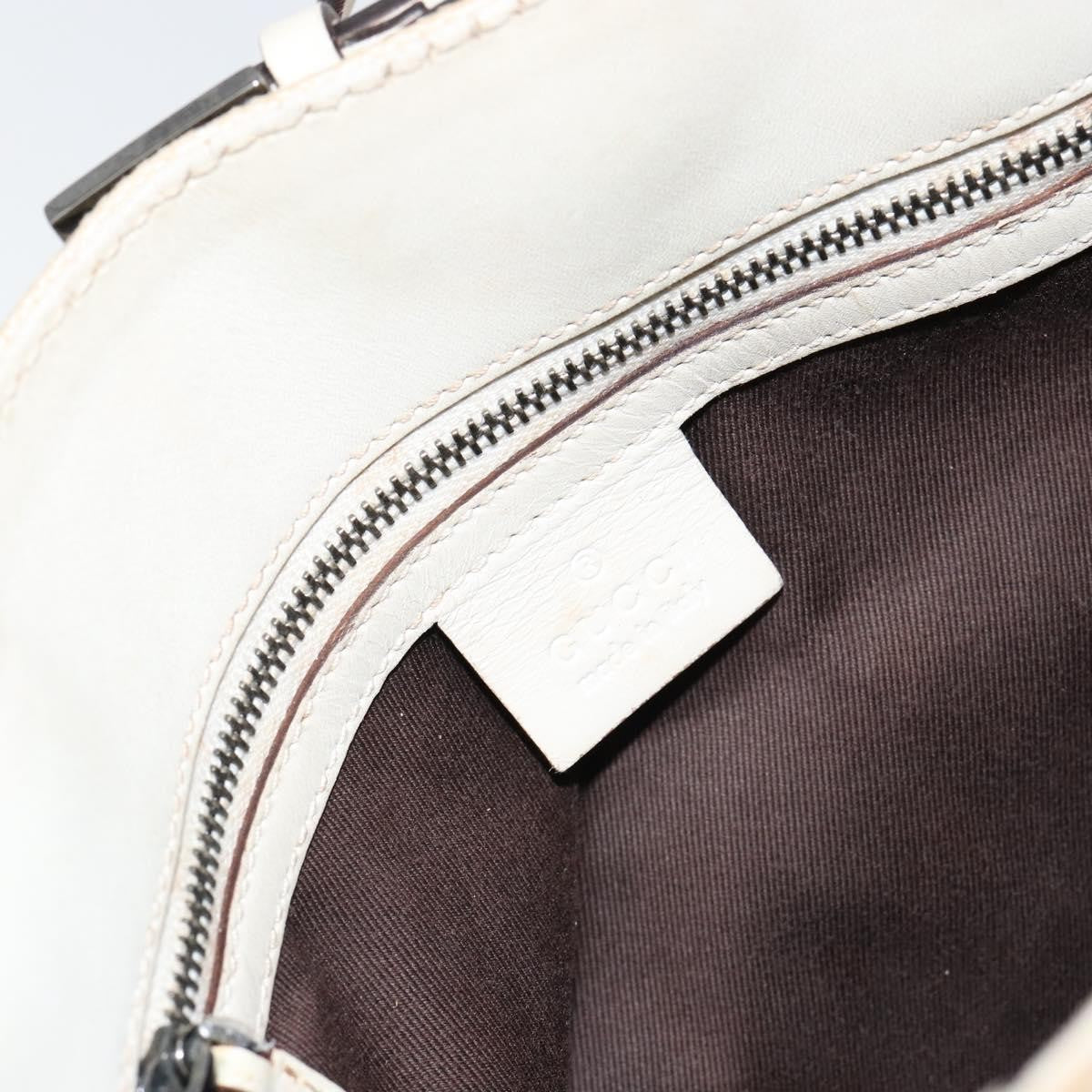 Gucci Belted Bucket Gg Canvas With Leather Beige Canvas Tote Bag Bag (Pre-Owned)