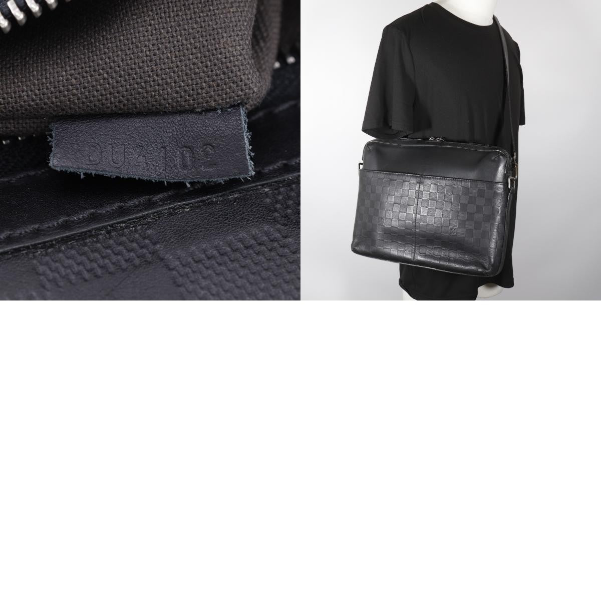 Louis Vuitton Calypso Messenger Damier Infini Leather Black Leather Shoulder Bag Bag (Pre-Owned)