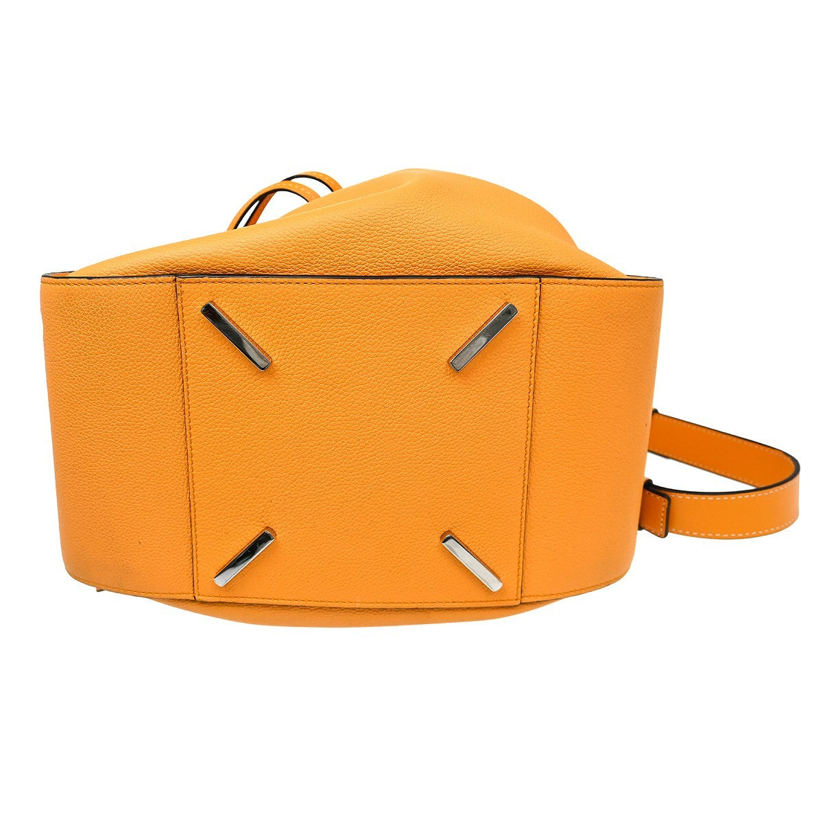 Loewe Hammock Leather Orange Leather Handbag (Pre-Owned)