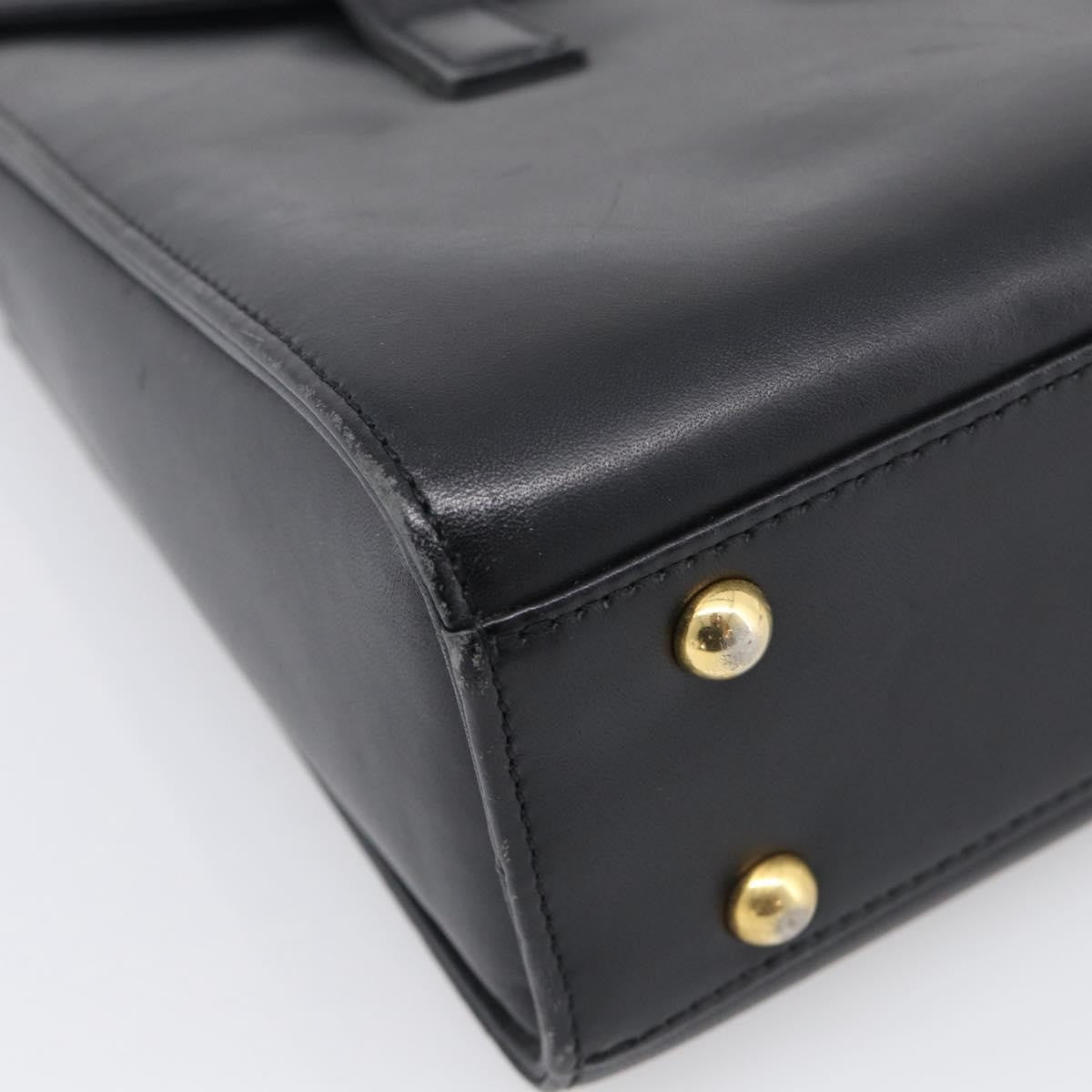 Givenchy Handbag Leather Black Leather Handbag (Pre-Owned)