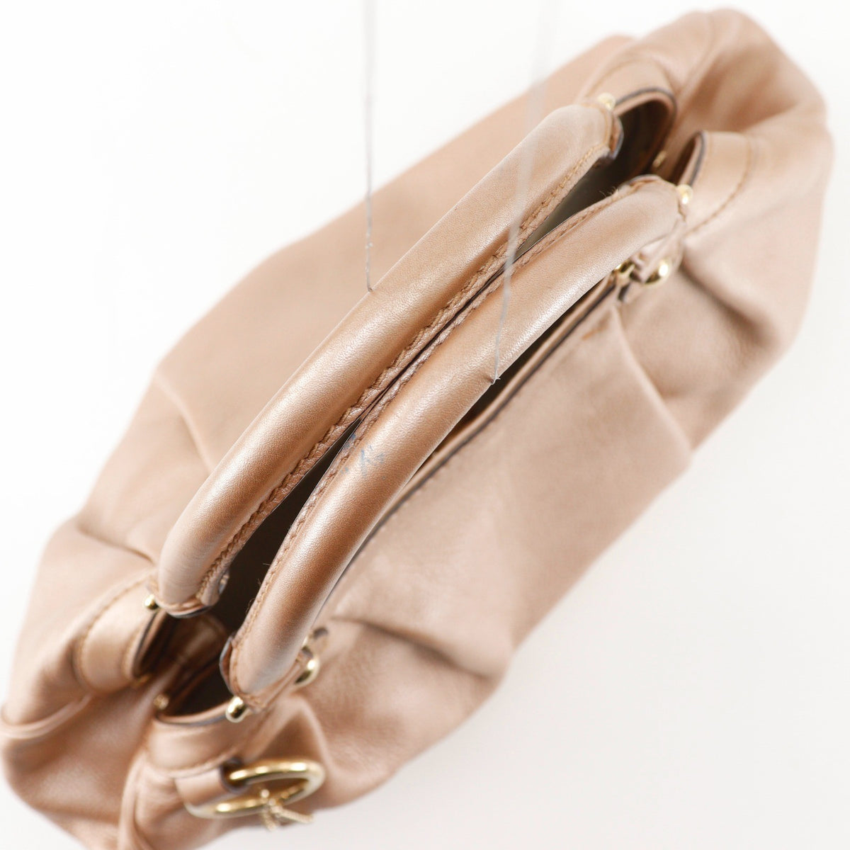 Gucci Sukey Leather Metallic Leather Tote Bag Bag (Pre-Owned)