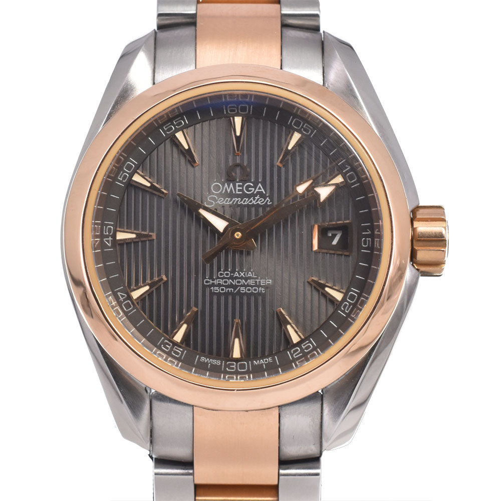 Omega Seamaster Aqua Terra 150M Co-Axial Chronometer Automatic Stainless Steel And Rose Gold Watch (Pre-Owned)