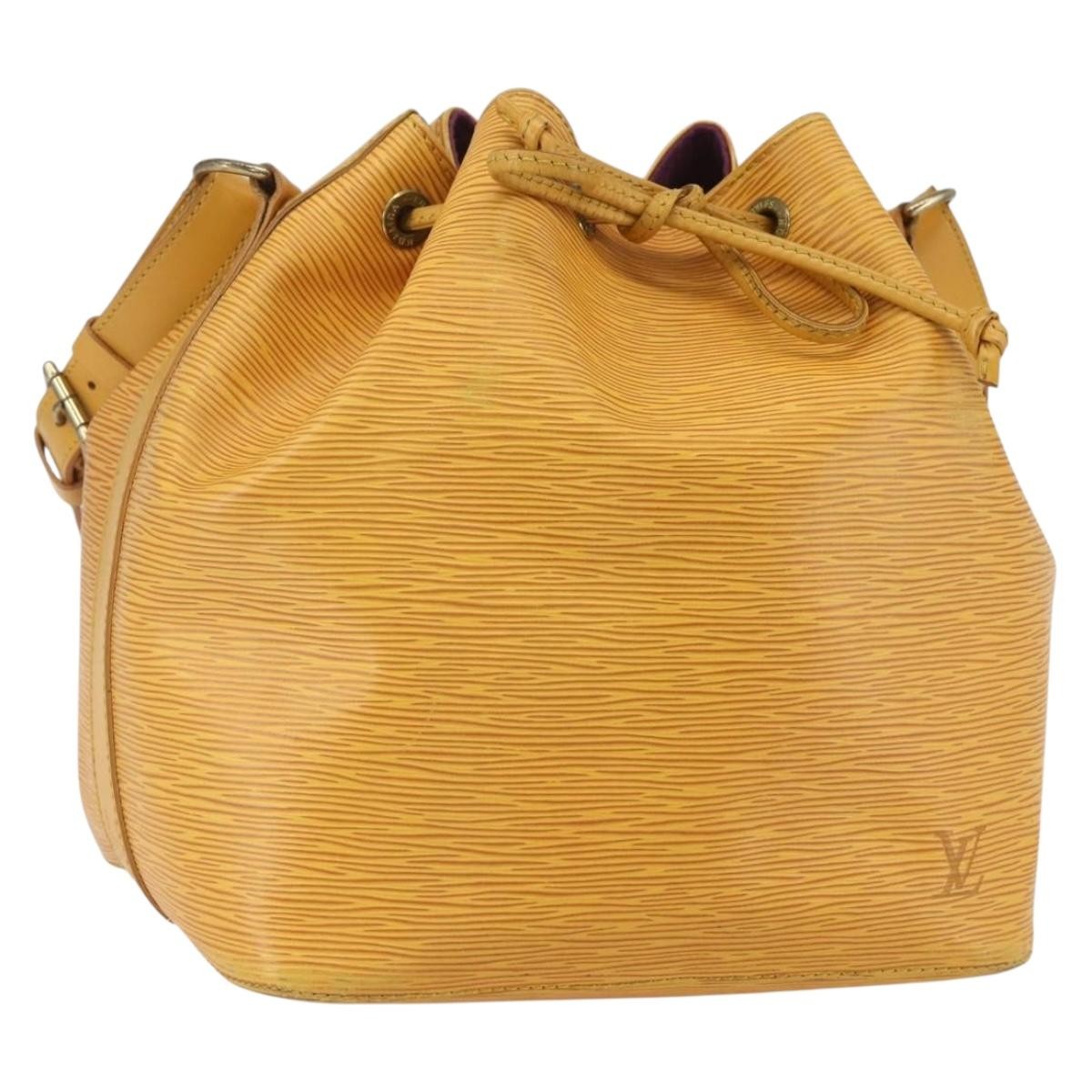 Louis Vuitton Petit Noe Epi Leather Yellow Leather Shoulder Bag Bag (Pre-Owned)