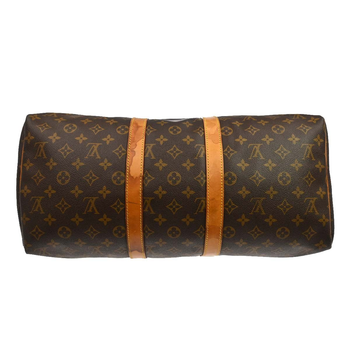 Louis Vuitton Keepall Monogram Canvas Brown Canvas Travel Bag Bag (Pre-Owned)