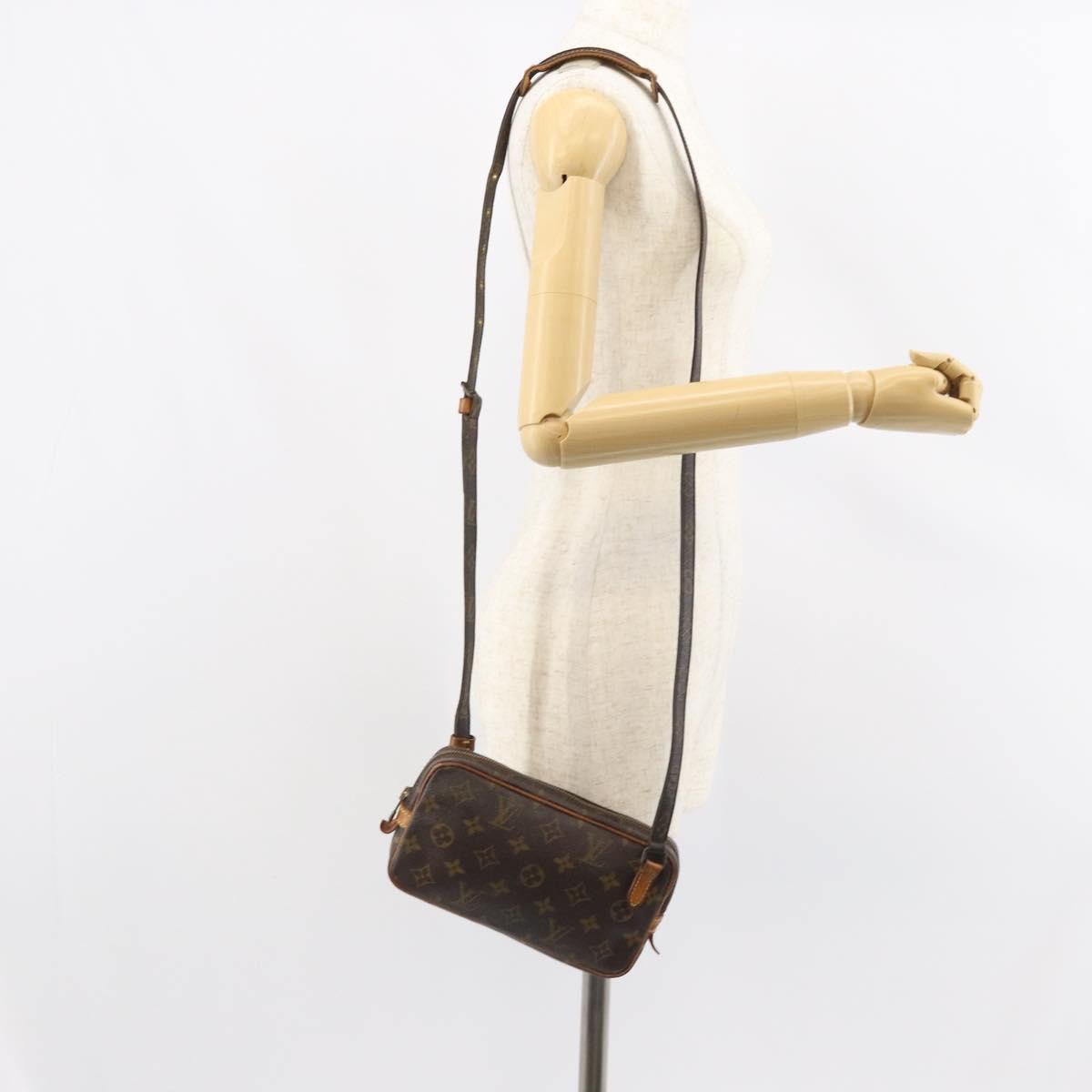 Louis Vuitton Pochette Marly Bandouliere Monogram Canvas Brown Canvas Shoulder Bag Bag (Pre-Owned)