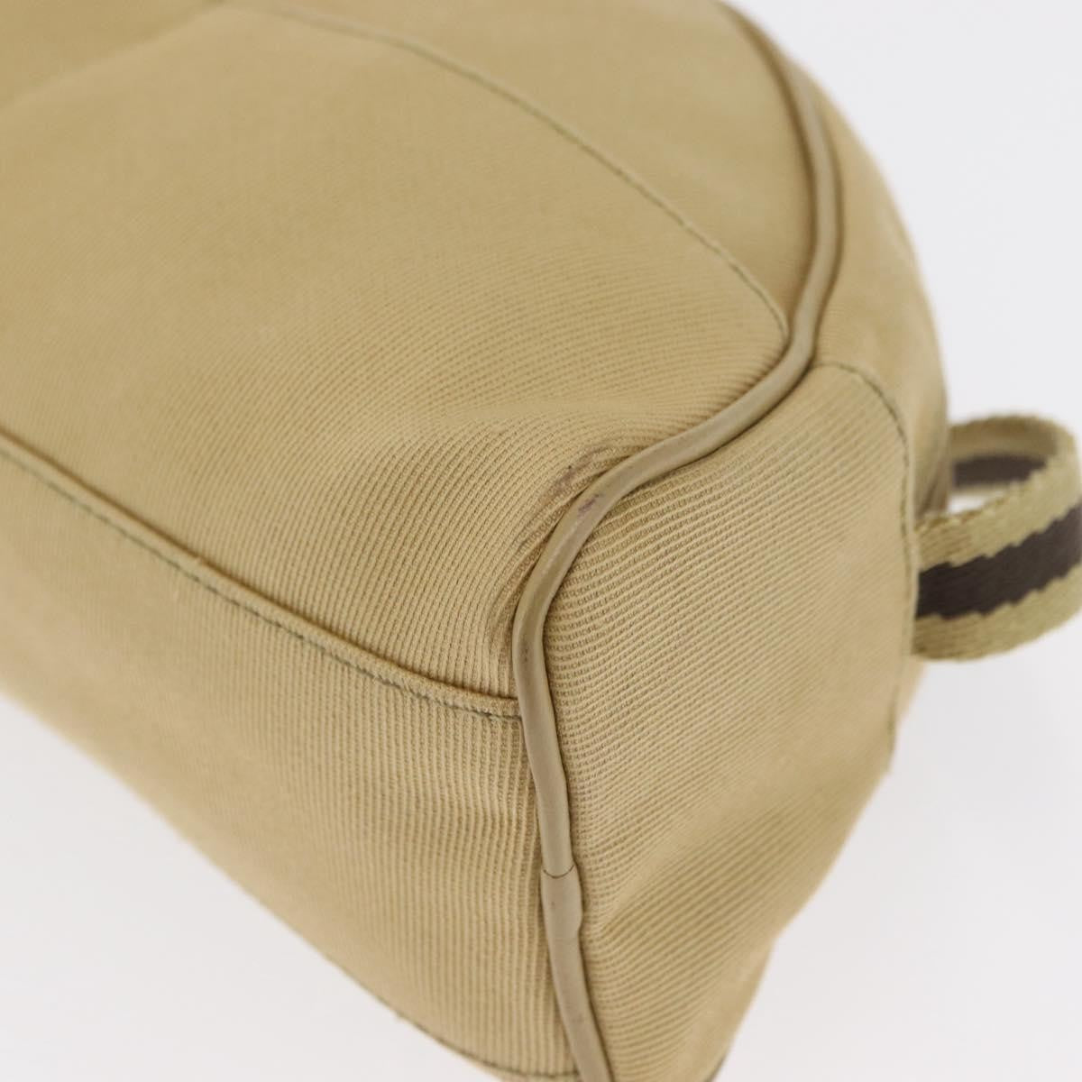 Gucci Vintage Canvas Beige Canvas Shoulder Bag Bag (Pre-Owned)