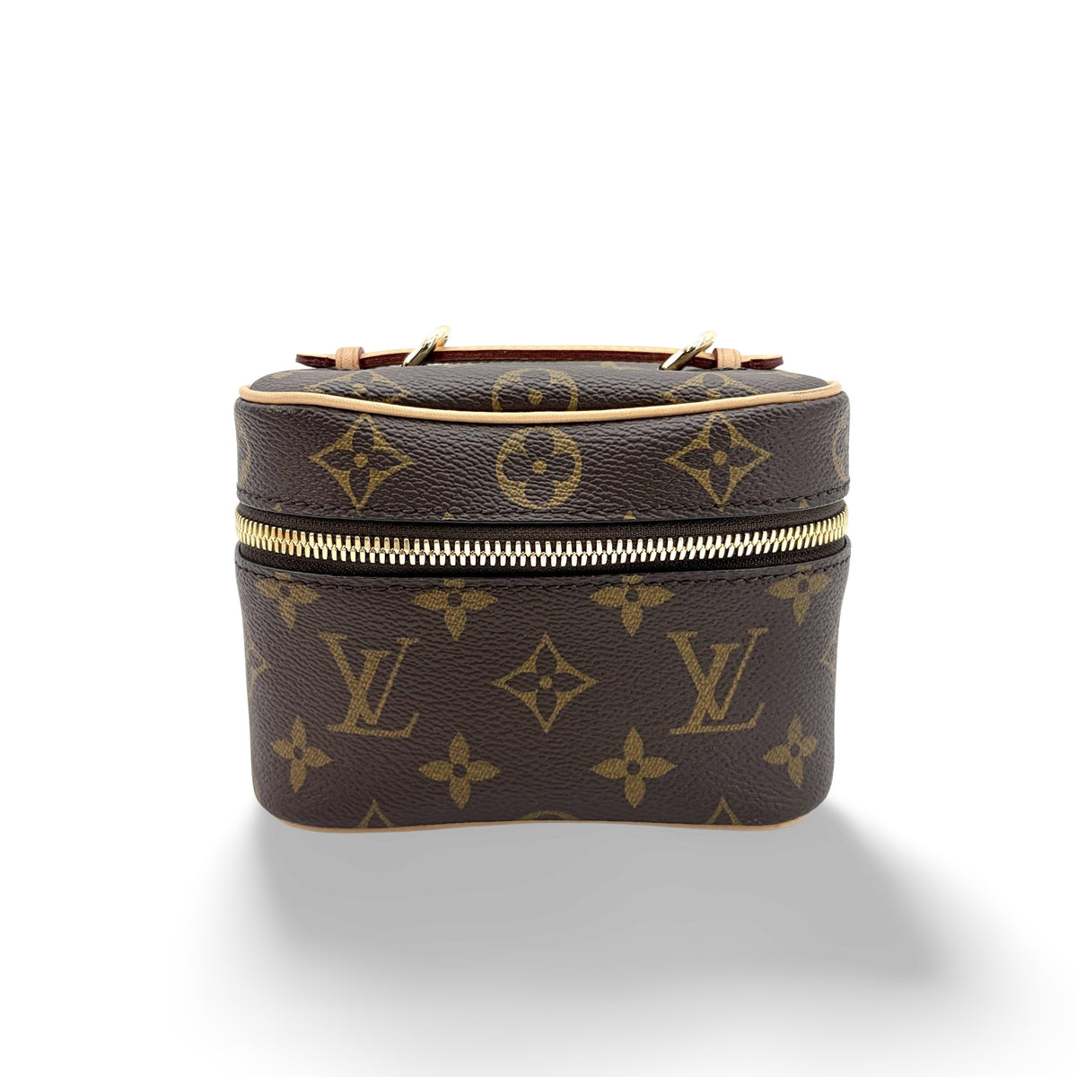 Louis Vuitton Nice Vanity Case Monogram Canvas Brown Canvas Handbag (Pre-Owned)