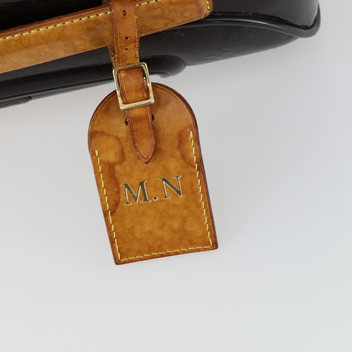Louis Vuitton Pegase Luggage Monogram Vernis Brown Patent_Leather Travel Bag Bag (Pre-Owned)