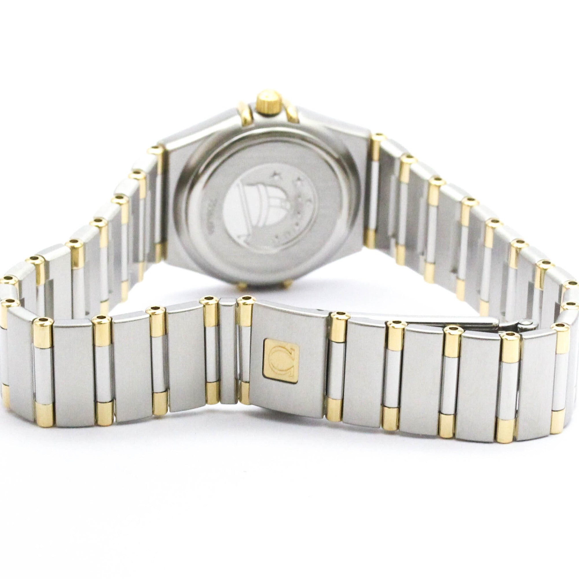 Omega Constellation Quartz Stainless Steel And Yellow Gold Watch (Pre-Owned)