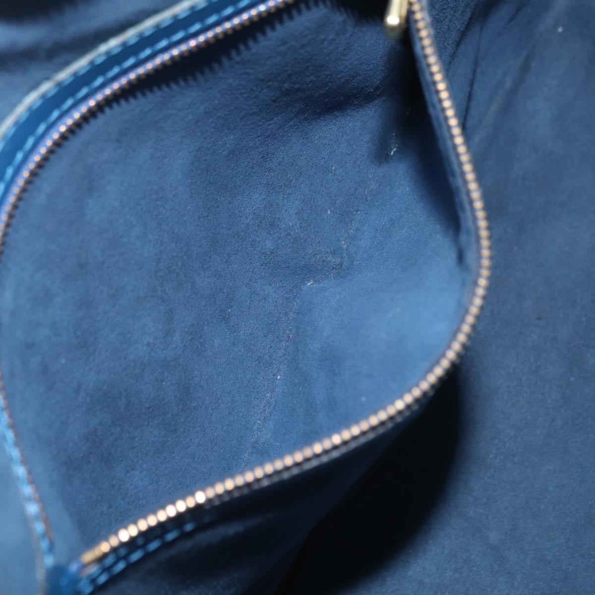 Louis Vuitton Lussac Epi Leather Blue Leather Handbag (Pre-Owned)