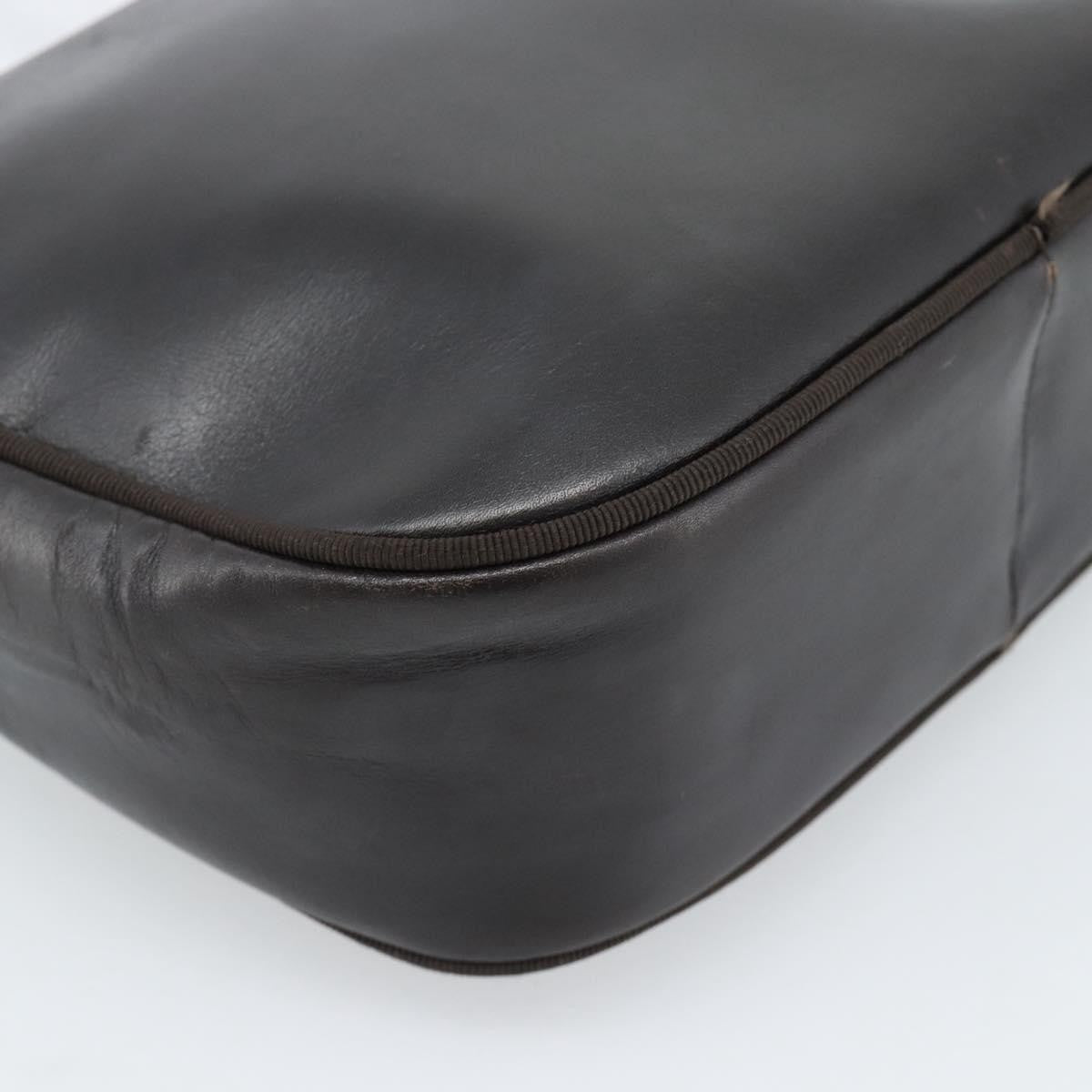 Salvatore Ferragamo Vala Leather Brown Leather Shoulder Bag Bag (Pre-Owned)