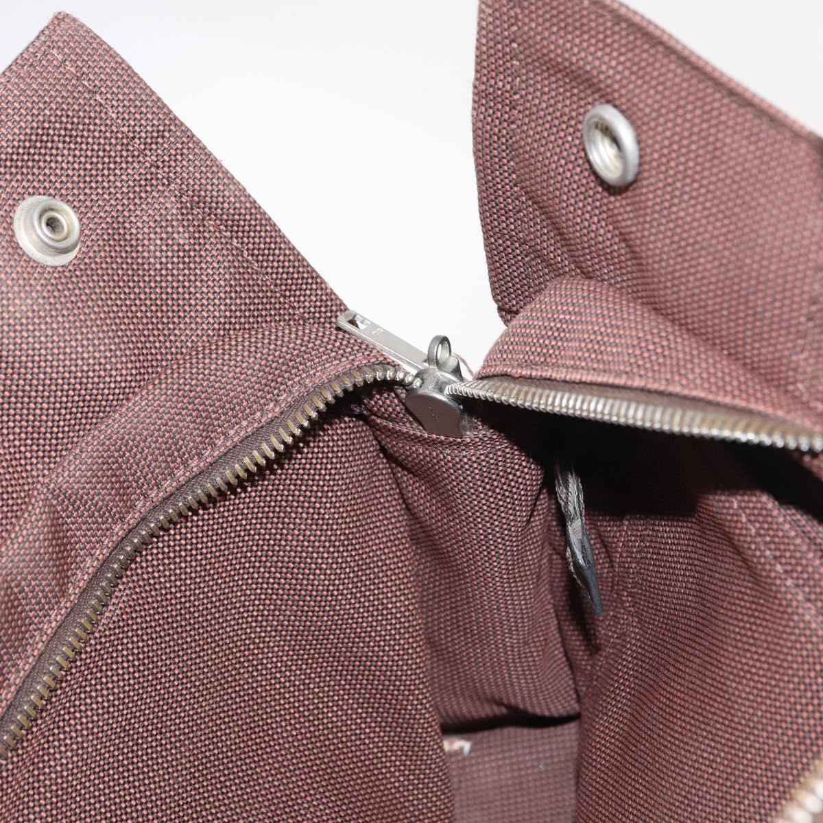 Hermes Fourre-Tout Herline Canvas Brown Canvas Tote Bag Bag (Pre-Owned)