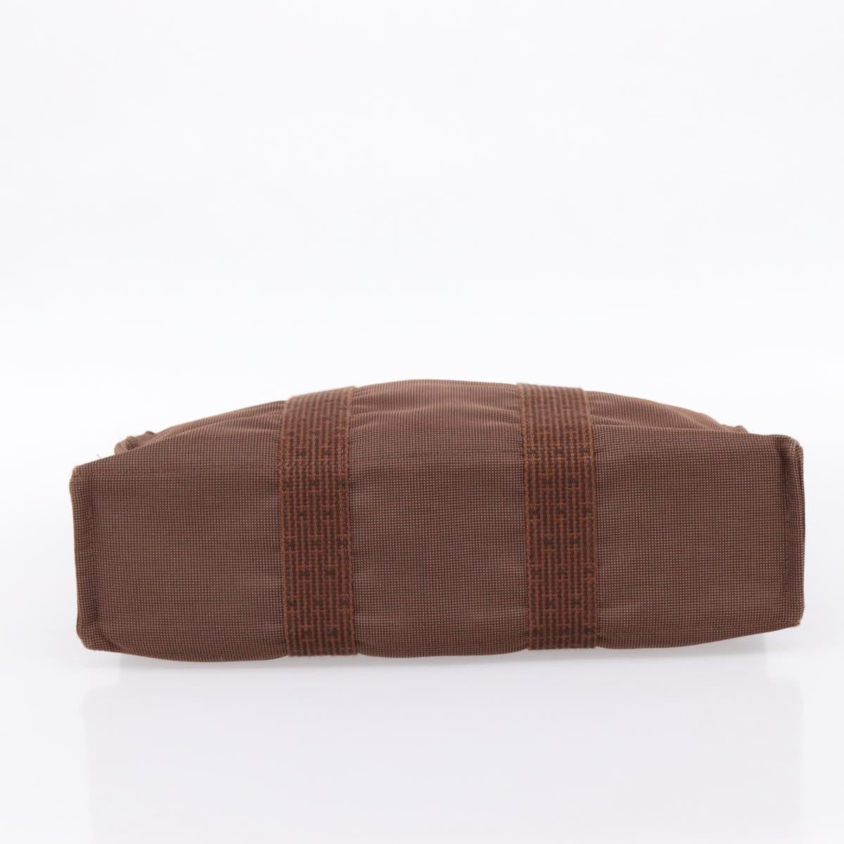 Hermes Fourre-Tout Herline Fourre-Tout Herline Brown Canvas Tote Bag Bag (Pre-Owned)