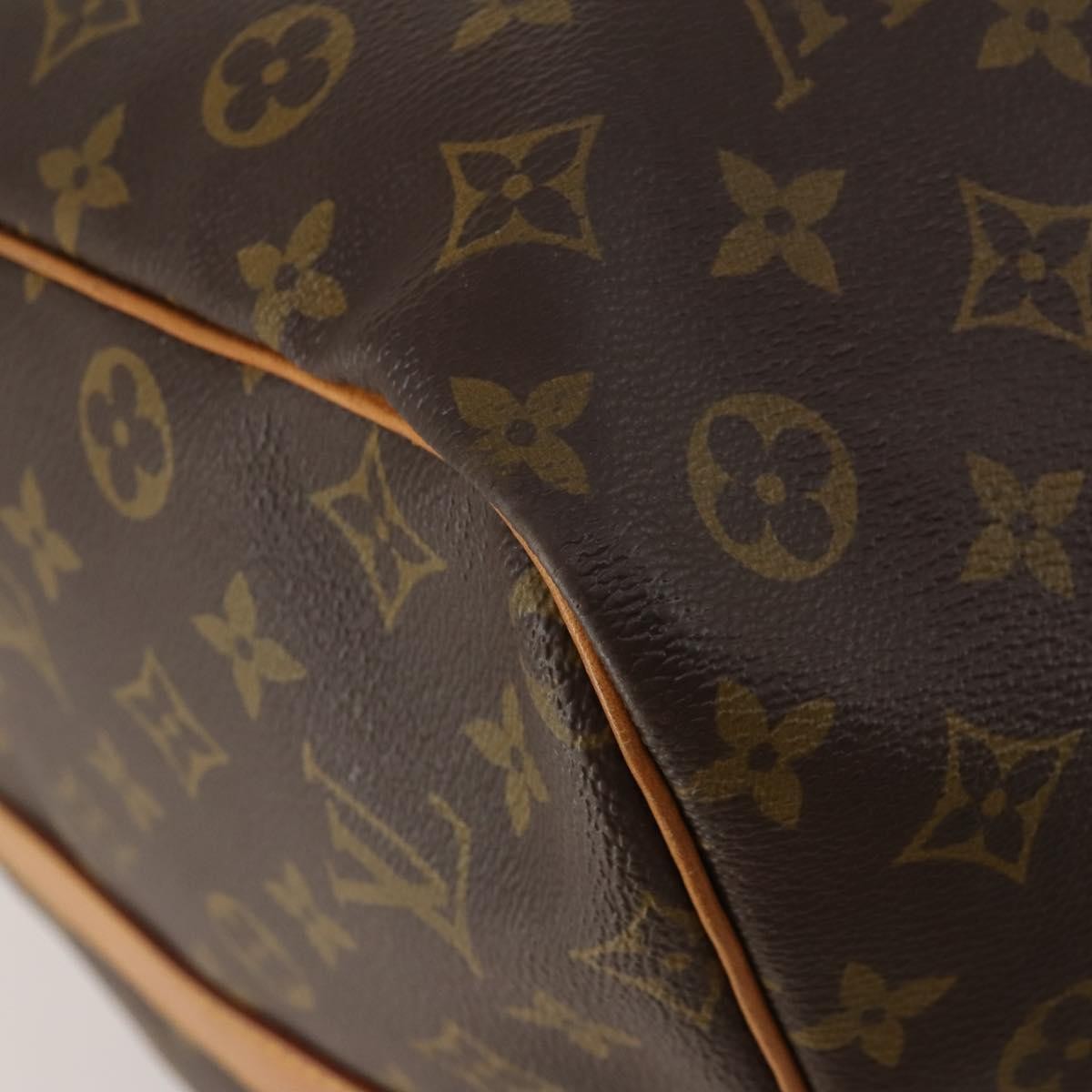 Louis Vuitton Keepall Bandoulière Monogram Brown Canvas Travel Bag Bag (Pre-Owned)