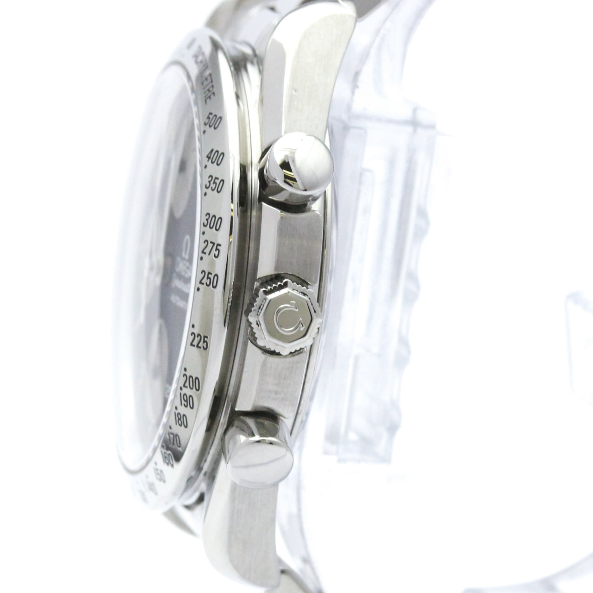 Omega Speedmaster Date Chronograph Automatic Stainless Steel Watch (Pre-Owned)