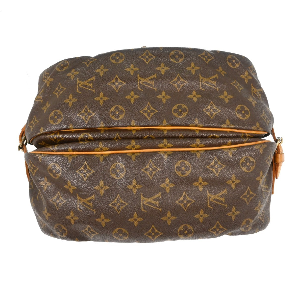 Louis Vuitton Saumur Monogram Canvas Brown Canvas Shoulder Bag Bag (Pre-Owned)