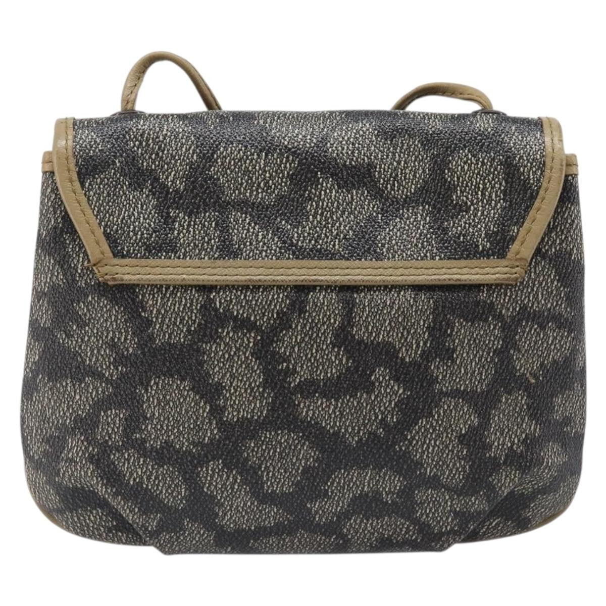 Saint Laurent Vintage Shoulder Bag Canvas Gray Canvas Shoulder Bag Bag (Pre-Owned)