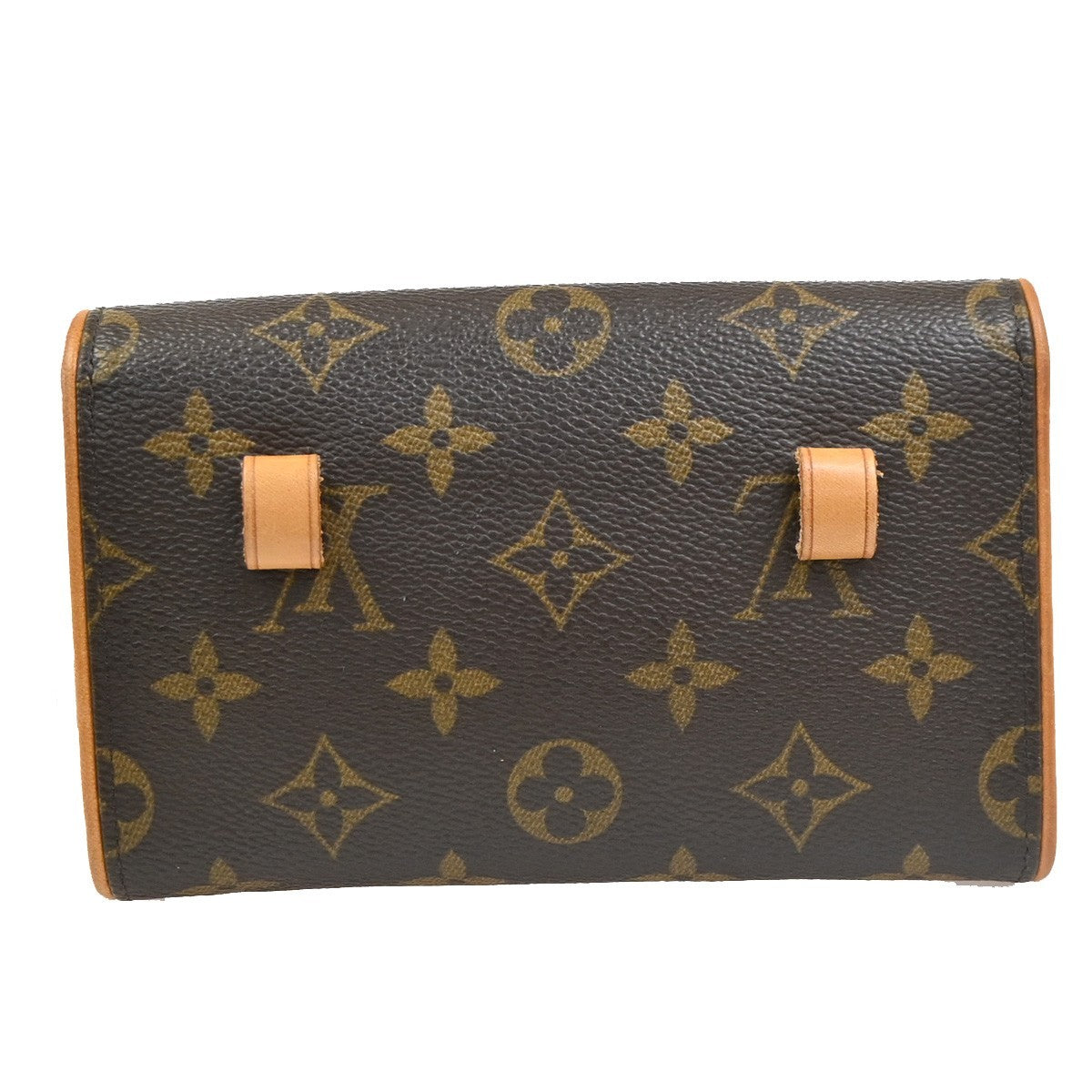 Louis Vuitton Florentine Waist Monogram Canvas Brown Canvas Clutche & Pouche Bag (Pre-Owned)