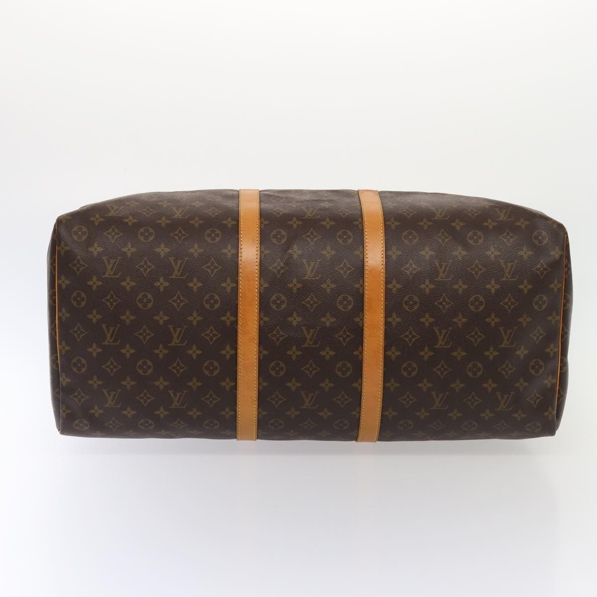 Louis Vuitton Keepall Monogram Canvas Brown Canvas Travel Bag Bag (Pre-Owned)