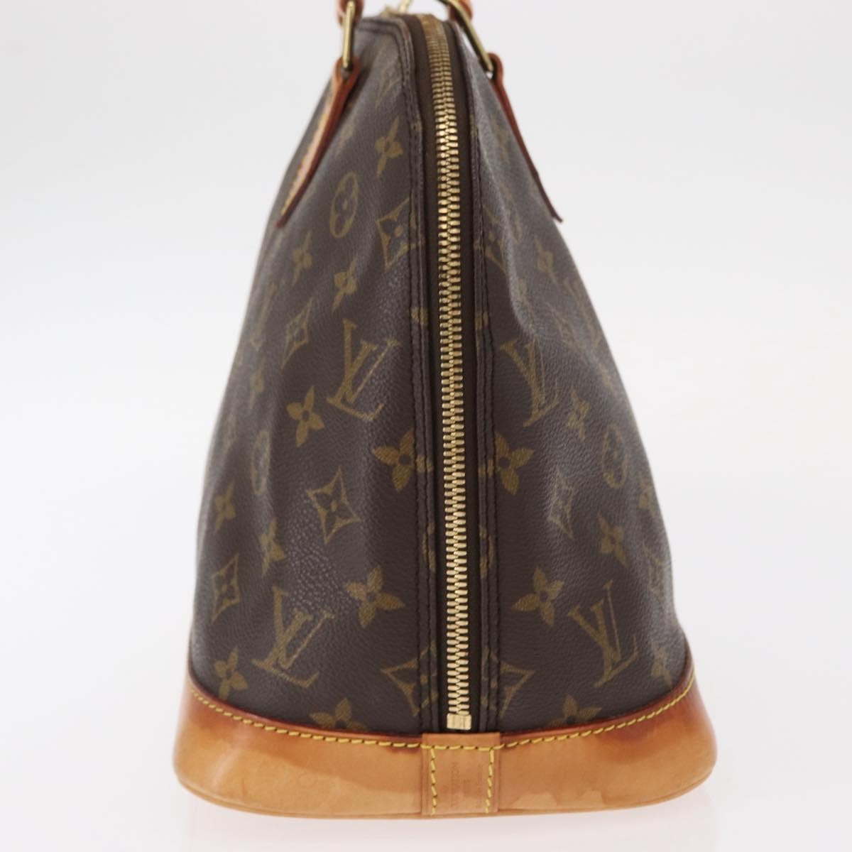 Louis Vuitton Alma Monogram Canvas Brown Canvas Handbag (Pre-Owned)